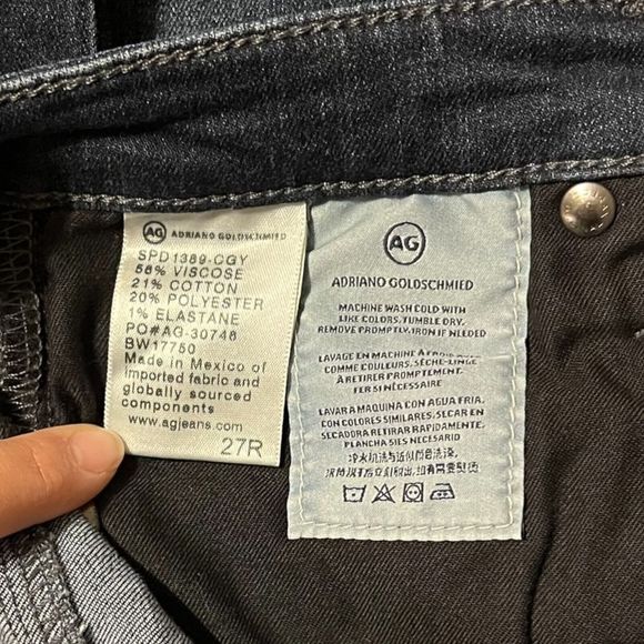 AG Adriano Goldschmied Women's‎ Size 27R The Legging Ankle Super Skinny Ankle - Picture 8 of 11